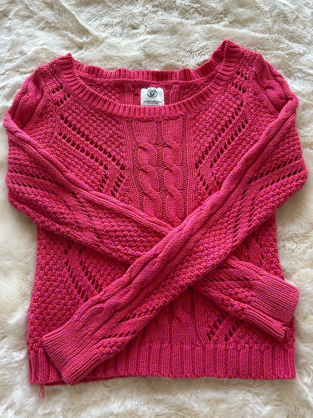 2011 American Eagle Outfitters Cable Knit Sweater